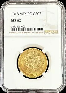 1918 �S�[���h ���L�V�R 20 �y�\ �A�X�e�J �T���X�g�[�� �R�C�� ���L�V�R�V�e�B������ NGC MS 62