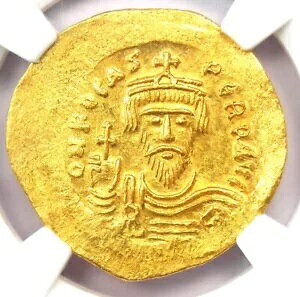 Phocas AV Solidus S[h RC 602-610 AD - NGC Choice MS (UNC) - 5/5 \!
