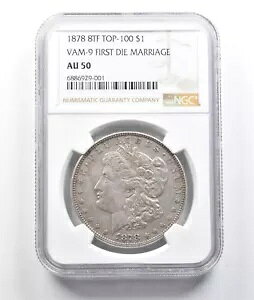 1878 8TF ���[�K�� �V���o�[ �_���[ VAM 9 �t�@�[�X�g �_�C �}���b�W �g�b�v 100 AU50 NGC *0442