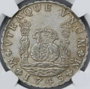 ���L�V�R �t�B���b�v V 8 ���A���X '�s���[�Y' 1743-Mo-MF NGC AU-55 ���L�V�R�V�e�B�����ǁAKM 103