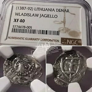 ���g�A�j�A - Wladislav Jagello - 1/4 �O���X - 1387 �N - 3-4J �^�C�v - NGC XF40
