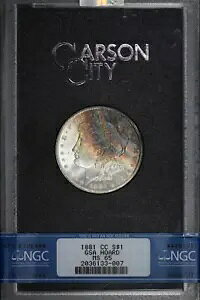 1881-CC GSA �����K�� �h�� NGC MS-65 �I���W�i�� �{�b�N�X & �J�[�h�t��