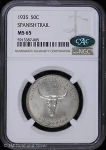 1935 �X�p�j�b�V�� �g���C���L�O�n�[�t�_���[ NGC MS 65 CAC |������