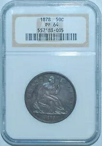 1878 NGC PR64 �v���[�t �X�g���C�N �V�[�e�b�h ���o�e�B �n�[�t�_���[