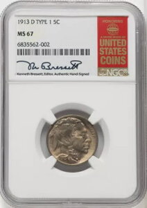 1913 D TYPE 1 US obt@[wbh jbP 5C - NGC MS 67