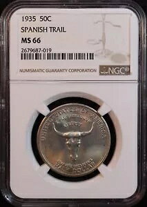1935 �X�p�j�b�V�� �g���C���L�O�n�[�t�_���[ - NGC MS66 - �f���炵����i!������