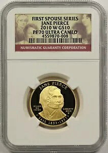 2010-W t@[Xgz҃V[Y WF[ sAX S[h $10 NGC PF70 UCAM 1/2 IX t@C S[h