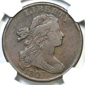 1803 S-259 R-4 NGC VF 25 �h���[�v�o�X�g ���[�W�Z���g�R�C�� 1c