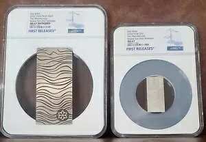 2022 �X�^�[�E�H�[�Y NGC MS 67 NIUE 11oz �V���o�[�uBESKAR BAR SET�v�� 1 �e/�A���e�B�[�N