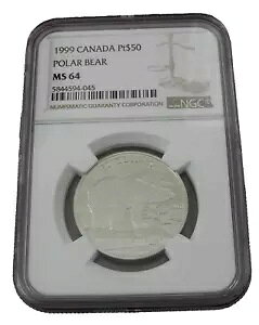 Ji_ 1999 v`i 1 IX $50 NGC MS64 VN}