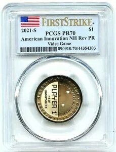 2021 S PCGS PR-70 AJ Cmx[V $1 NH Rev v[t