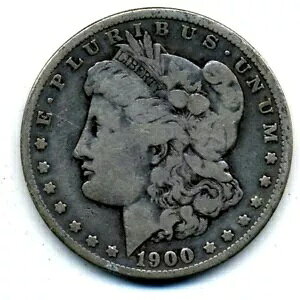 1900 OF �����K�� �h�� 100 �Z���g �A�����J 90% �V���o�[ $1 US NICE FINE �R�C�� #653
