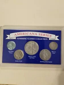 1928-44 �A�����J�[�i �V���[�Y 5 �R�C�� �V���o�[ ���o�e�B �N�H�[�^�[ �n�[�t�X�`�[�� �y�j�[ �o�b�t�@���[