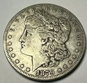 1879-S Vo[ K $1 ʂ̒㋉O[h̃RC