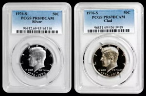 2Zbg - 1976N Sv[tVo[/Nbh 50Zg PlfB n[t_[ PCGS PR69DCAM