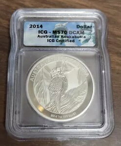 2014 I[XgA Vo[ $1 RC - NbJo - ICG MS70 DCAM