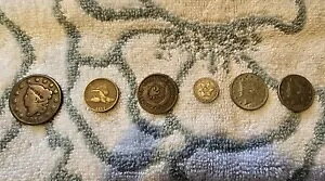 �f���炵�����b�g�I1818�NLg�Z���g�A1857�NFlying Eagle�A1864�N2�Z���g�A3�Z���g��݁A1883�NV 5�Z���g