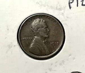 1913-D リンカーン・ウィート・セント 1セント ペニー (XF - 極めて良好な状態) - アメリカの古いコイン