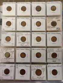 平均的な流通状態のドイツコインコレクション（160枚）