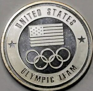 1トロイオンス 0.999 銀貨 アメリカオリンピックチームコイン #126