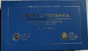 2024-W プルーフ 100ドル金貨 リバティ&ブリタニア 箱のみ - コインなし