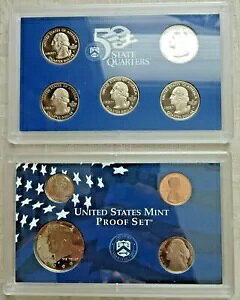 1999年 未流通 アメリカ合衆国 コイン プルーフ 1セント 5セント 10セント 50セント+ 州 25セント クォーターセット
