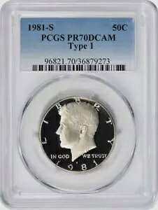 1981N S PlfB Nbh n[t_[ JFK v[t PCGS PR70DCAM 50Zg fB[vJI ^Cv1