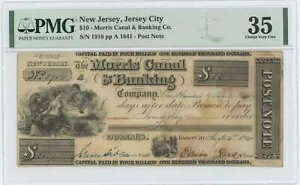 1841 $10 �j���[�W���[�W�[ �V�e�B �����X �L���i�� �o���L���O PMG 35 CVF �|�X�g�m�[�g �p�~
