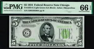 VJSLGSBCgO[̃V[B $5 1934 VJS FRNB_l1955-G. PMG 66 EPQ