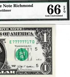 �j�A�\���b�h �{�[�C���O 717 S/N 77777717 $1 2009 �N�A�M�������x������� Fr. 1934-E PMG