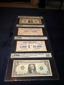 1969 $1 FRN ́uBEP ubN x & ubNGh m[gvyVxjABtBftBA PMG 66/55EPQ