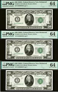 1928A $20 FRN b`h PMG 64  - S[h I f}h - 3 A