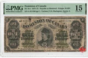 1878 h~jI Iu Ji_ $1 A611296 - PMG F15 - DC-8e-i-