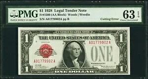 **G[** $1 r 1928 bh V[ t@j[ obN FR 1500 AA ubN PMG 63 EPQ A