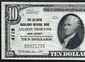 ???? NJ 1929 $10 ??j[W[W[BAgeBbNnCh?? PMG ɏ㎿ 30 !!