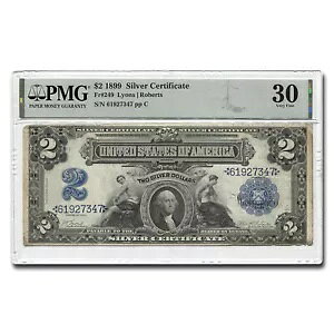 1899N $2.00 Vo[ؖ W[WEVg VF-30 PMG(Fr#249)