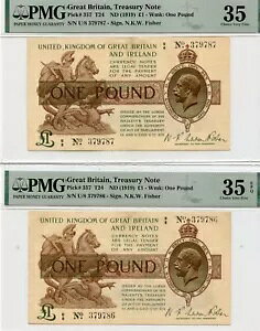2p\RBV[Y UK sbN# 357 T24 1919 1 |h A m[g PMG VF35 EPQ....899.00