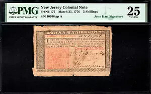 j[W[W[An Fr#NJ-177 1776 N 3  25  3s PMG 25 *W n[g