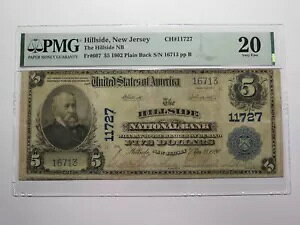 $5 1902 qTCh j[W[W[ j[W[W[BiViʉݎr #11727 VF20 PMG