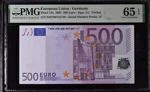 GEM UNC 500 ���[�� �h�C�c ���B�A�� 2002 �g���V�F P-14x R007E3 PMG 65EPQ X027