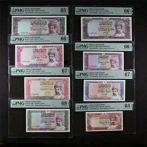 1987-94 I}[s 1/2-20A/100/200oCT PMG 64/65/66/67/68 EPQ UNC8PCS