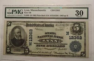 1/6 m: 1902 PB $5 }T`[ZbcB̏B NBB Fr.609 CH#12362; VF30