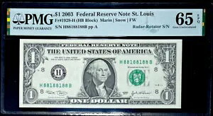2003 $1 AMsm[g-[_[]qV[Y#88188188-PMG#65 EPQ GEM UNC