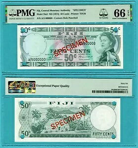 tBW[ 50 Zg P70s2 UNC - W{ / PMG GEM66EPQ (s)