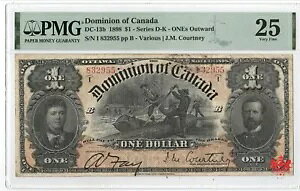 1897 �h�~�j�I�� �I�u �J�i�_ $1 �O���� 832955 - PMG VF25 - DC-13b-
