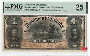 1898 �h�~�j�I�� �I�u �J�i�_ $1 �O���� 913313 - PMG VF25 - �y�x�̏C��-