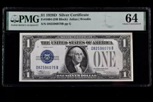 $1 1928D PMG64 t@j[ obN Vo[ ؖ D82596079BA79 Ԗڂ̃Ă܂