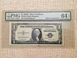 1935E 1 �h�� �G���[ �m�[�g �V���o�[�ؖ����I�t�Z�b�g����G���[ 64 E.P.Q.C.U.