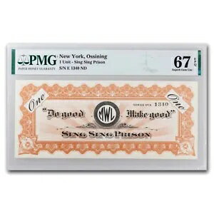 Sing Sing Prison - 1 ���j�b�g�m�[�g - Gem ������ 67 EPQ PMG