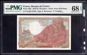 PMG 68 tX tX 1949  20 t P-100c